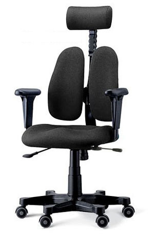  Офисное кресло Duorest Leaders DD-7500G Экокожа премиум темно-синяя