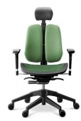  Офисное кресло Duorest Alpha A60H Ткань зеленая duoflex