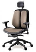  Офисное кресло DUOREST ALPHA A80H Ткань коричневая duoflex
