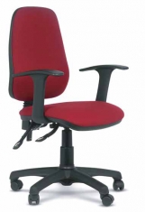  Кресло для персонала эльза т  ткань Colori черная