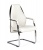  Кресло для посетителя chairman BasicV Экокожа премиум комбинированная белая/черная