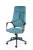  Кресло для руководителя nord IQ  Ткань синяя